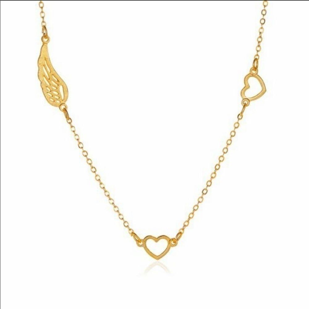 Necklace Zinc Allow Wings Hearts Perfect MixMatch